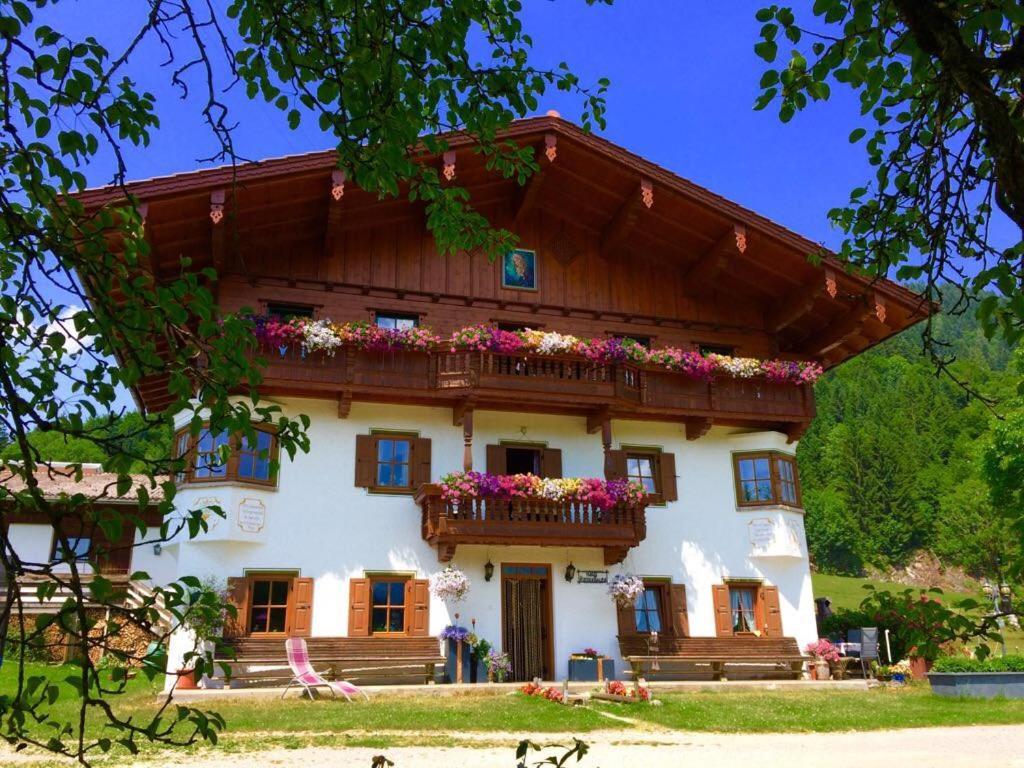 Biobauernhof Und Ferienhaus Riederbauer Rettenschöss Buitenkant foto